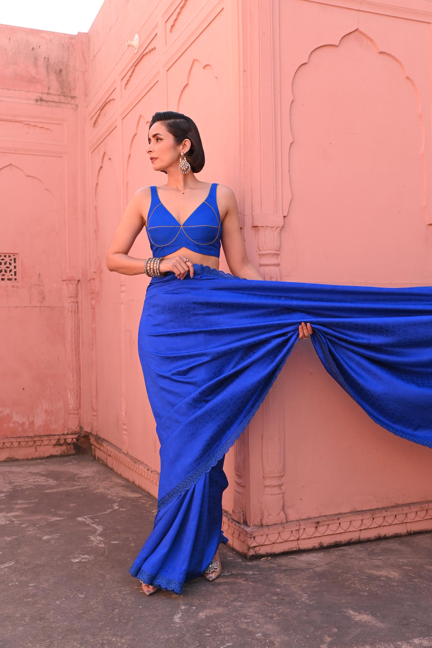 Rangreli Banarasi Handloom Sari