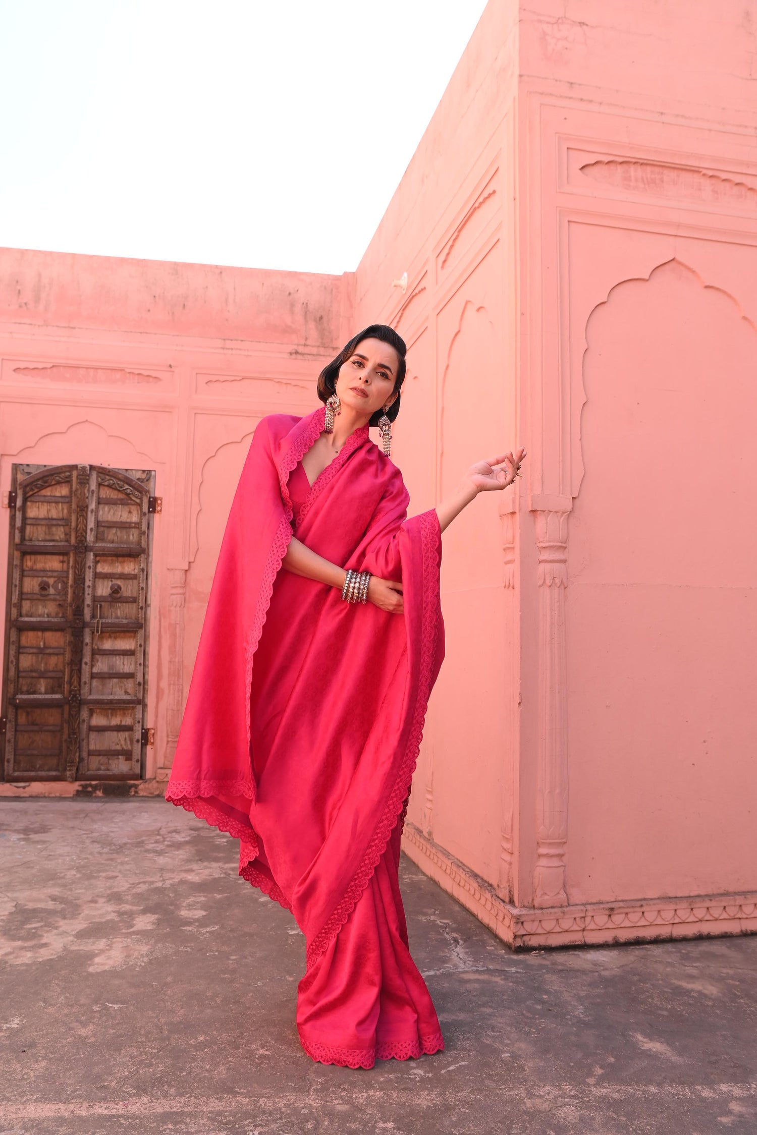 Rangreli Banarasi Handloom Sari