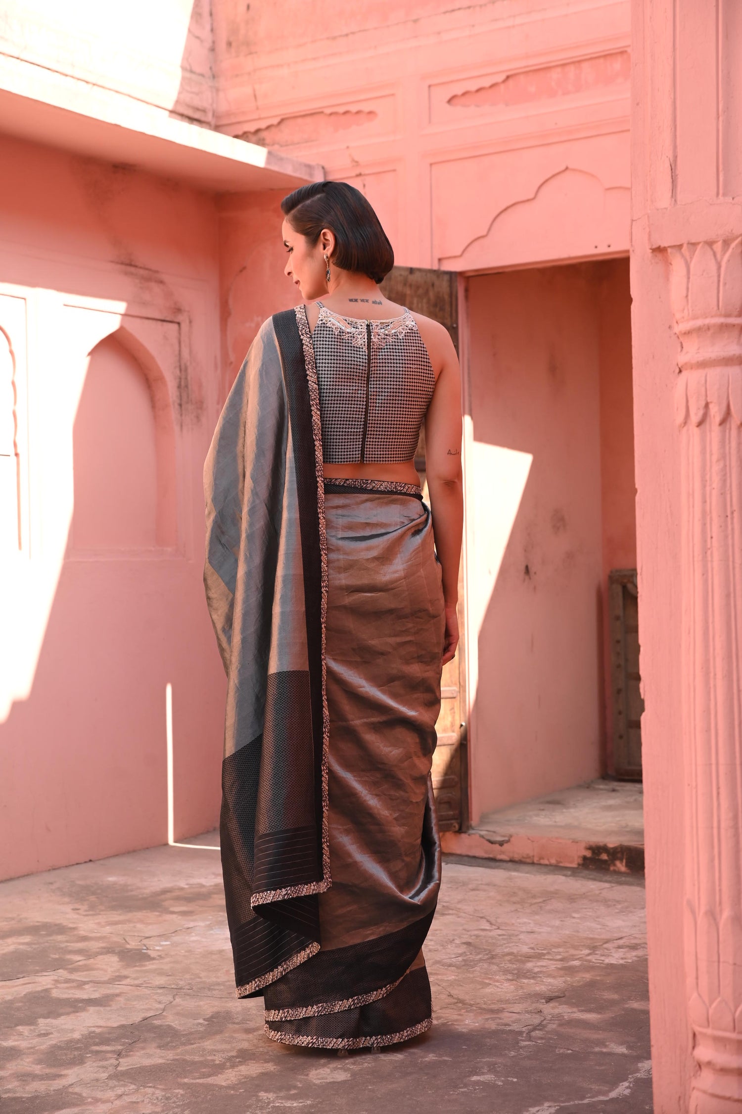 Hawa Hawai Tissue Banarasi Handloom Sari