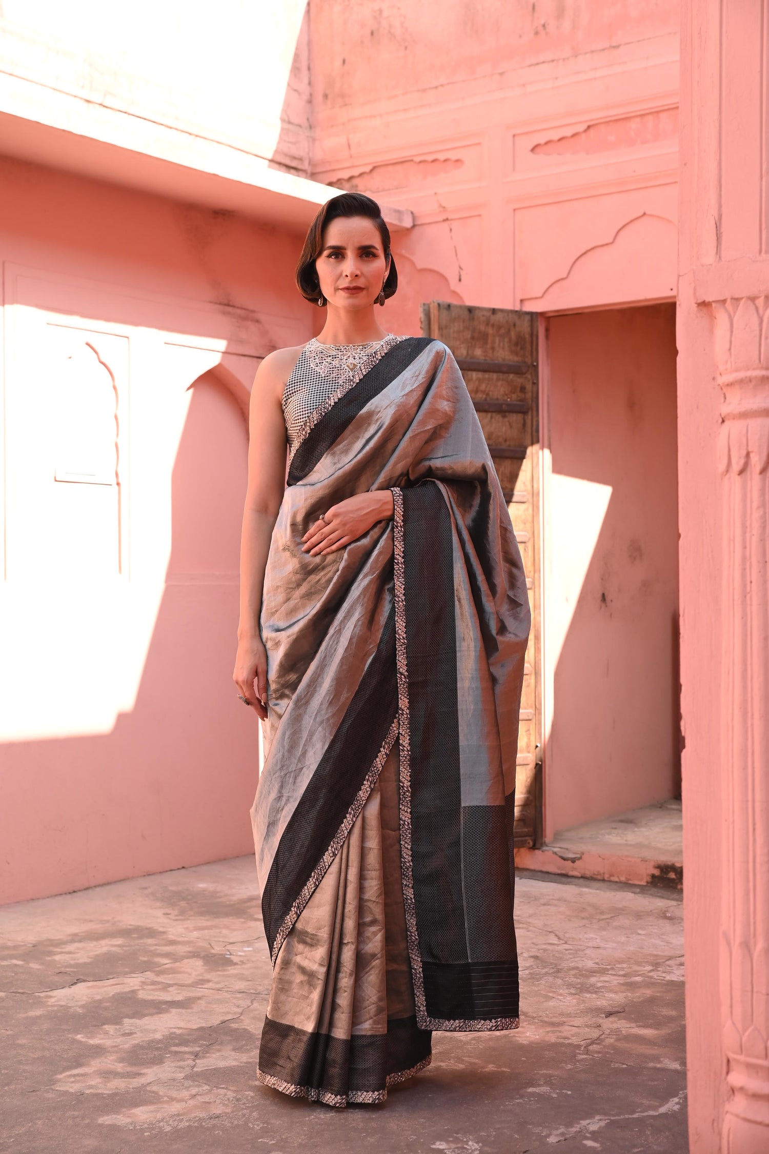 Hawa Hawai Tissue Banarasi Handloom Sari