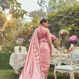 'Jane Eyre' Kadhua Meenakari Zari Handloom Sari with Embroidered Border