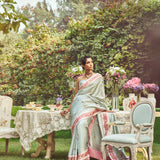 'Estella' Kadhua Meenakari Zari Handloom Sari
