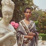 'Estella' Kadhua Meenakari Zari Handloom Sari