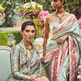 'Estella' Kadhua Meenakari Zari Handloom Sari