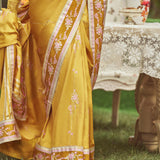 'Estella' Kadhua Meenakari Zari Handloom Sari