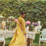 'Estella' Kadhua Meenakari Zari Handloom Sari