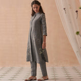Khat Pure Linen Kurta set