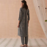 Khat Pure Linen Kurta set