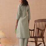 Chinar Pure Linen Kurta set