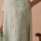 Chinar Pure Linen Kurta set