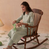 Chinar Pure Linen Kurta set