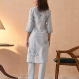 Intezaar Pure Linen Kurta set