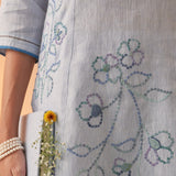 Intezaar Pure Linen Kurta set