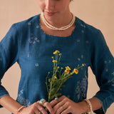 Kalam Pure Linen Kurta set