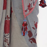 'Chameli' Pure Linen Handloom Sari