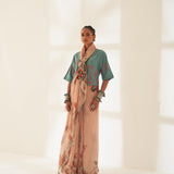 'Pankhuri' Pure Linen Handloom Sari