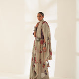 'Buta' Pure Linen Handloom Sari