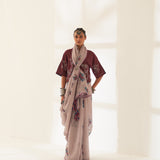 'BEEYA' Pure Linen Handloom Sari