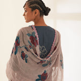 'BEEYA' Pure Linen Handloom Sari