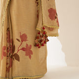 'Pushpa' Pure Linen Handloom Sari