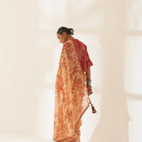 'Maulshree' Pure Linen Handloom Sari