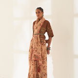'Lajwanti' Pure Linen Handloom Sari