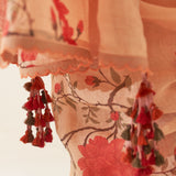 'Dhoop' Pure Linen Handloom Sari