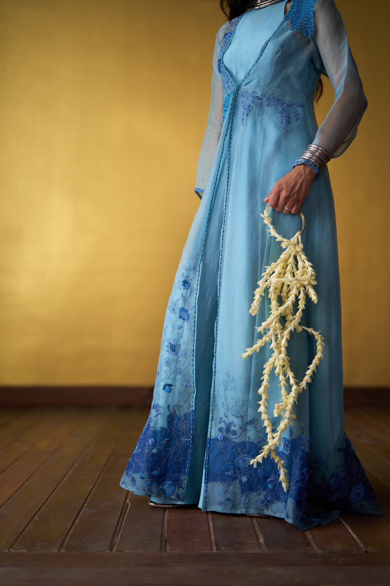 Umi Powder Blue Dress & Overlay