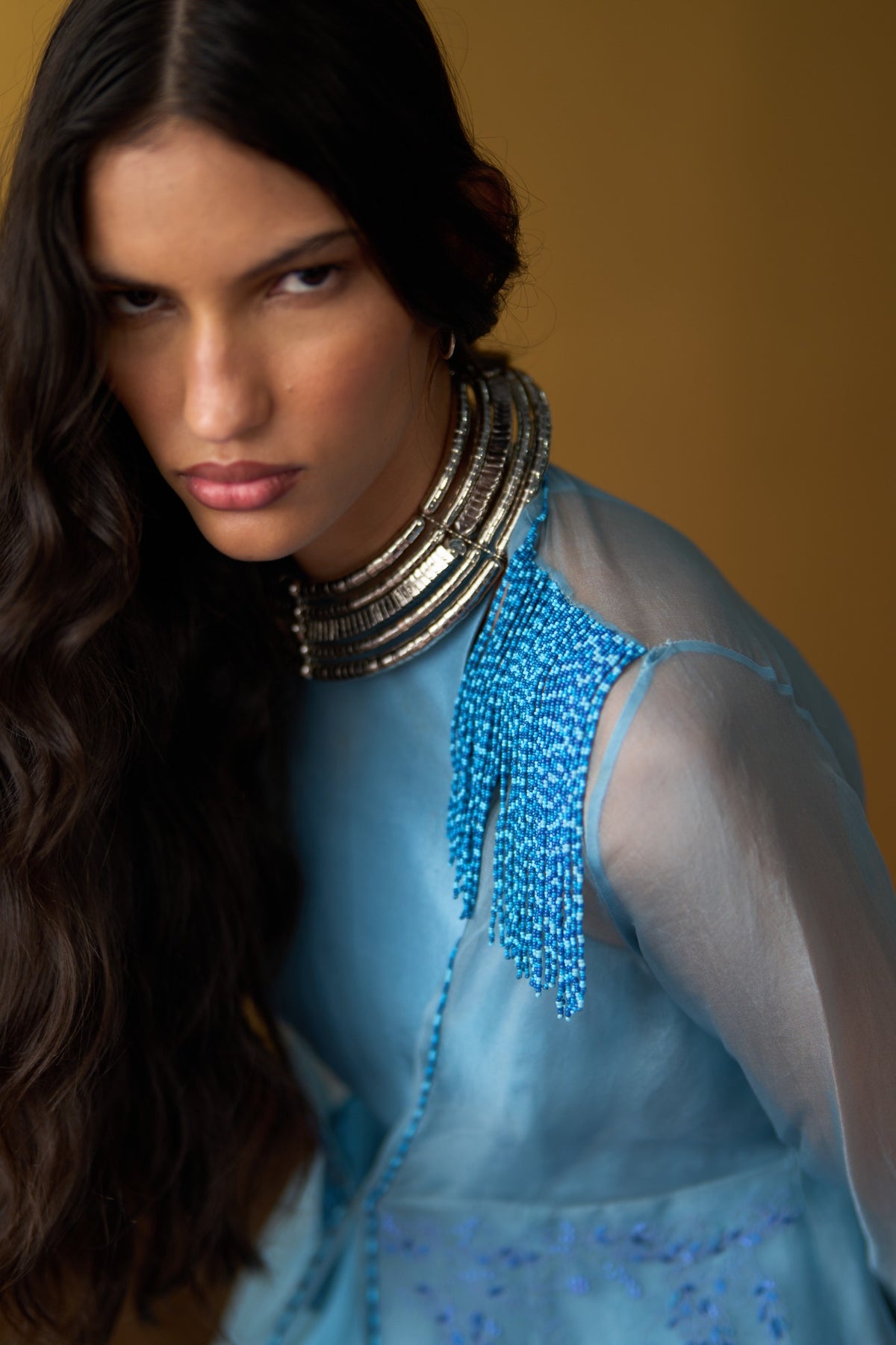 Umi Powder Blue Dress & Overlay
