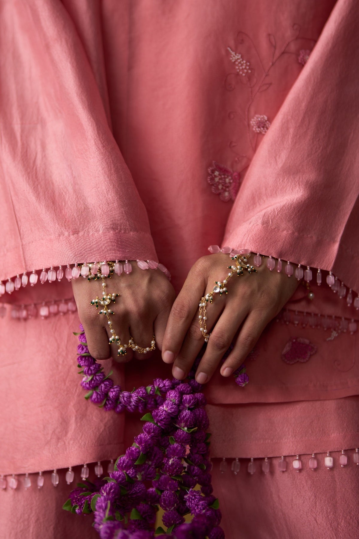 Ami Rose Pink Tunic Set