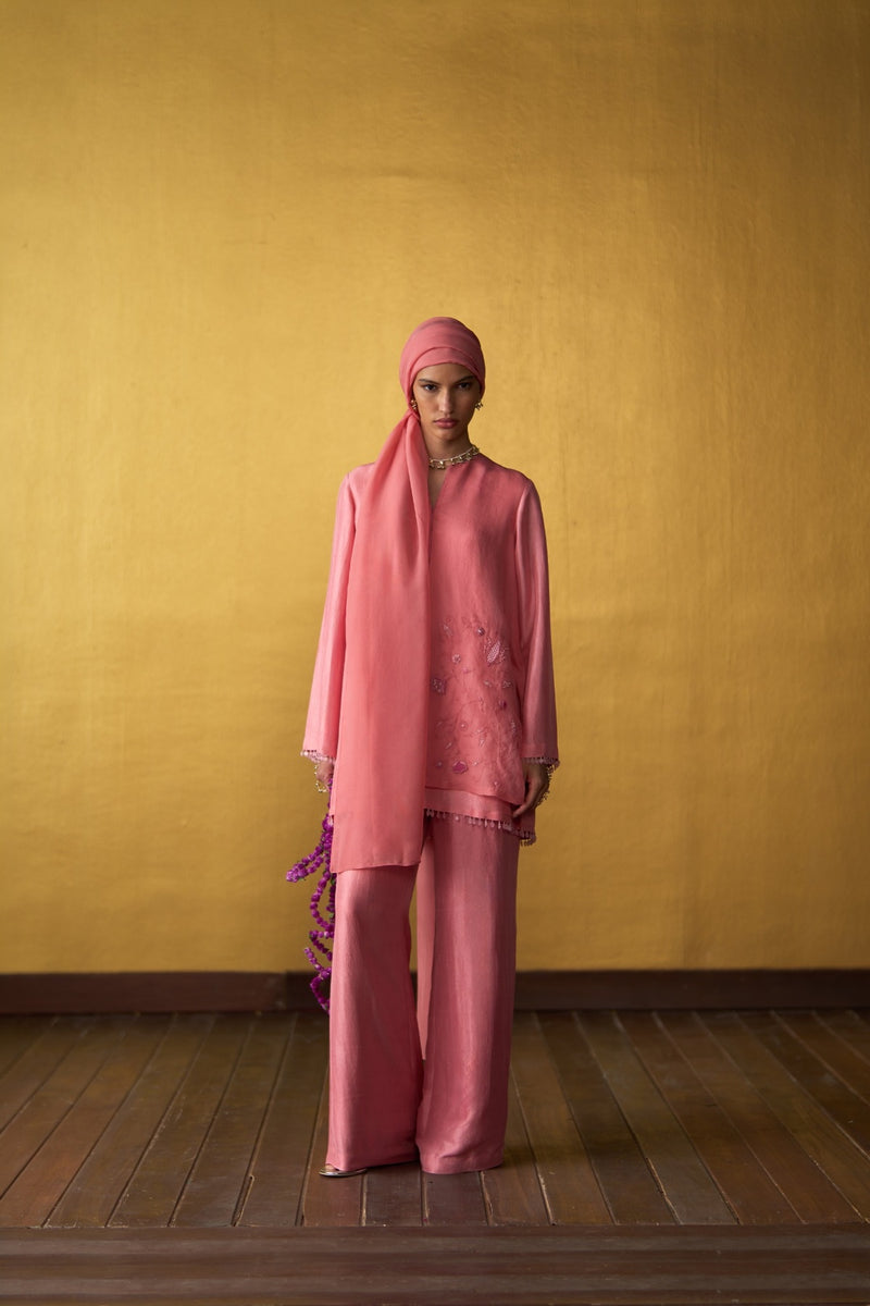 Ami Rose Pink Tunic Set