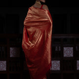 'Sunehari Potli' Laal Tissue Benarasi Handloom Sari