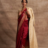'Sahiba' Tanchoi Zari Benarasi Handloom Jacket