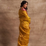 'Sunehari Potli' Tissue Benarasi Handloom Sari