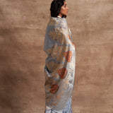 'Kumud Kilol' Kadhua Benarasi Handloom Sari