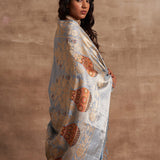 'Kumud Kilol' Kadhua Benarasi Handloom Sari