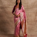 'Banno ki Bagiya' Gulabo Kadiyal Zari Pure Silk Benarasi Handloom Sari