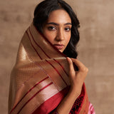'Banno ki Bagiya' Gulabo Kadiyal Zari Pure Silk Benarasi Handloom Sari