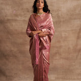 'Jhilmil Sitara' Piyazi Kadhua Benarasi Handloom Sari