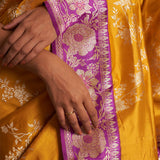 'Chanchal Chitwan' Pitambari Kadiyal Benarasi Handloom Sari