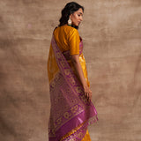 'Chanchal Chitwan' Pitambari Kadiyal Benarasi Handloom Sari