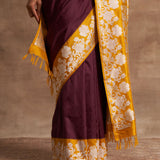 'Gulon Ki Mehfil' Jamuni Kadiyal Benarasi Handloom Sari
