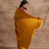 'Peeli Marmari' Tanchoi Benarasi Handloom Sari