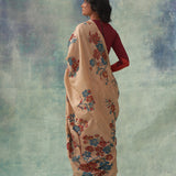 'Manini' Kalamkari Pure Tussar Silk Sari