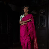 'Akriti' Rani Tanchoi Benarasi Handloom Sari