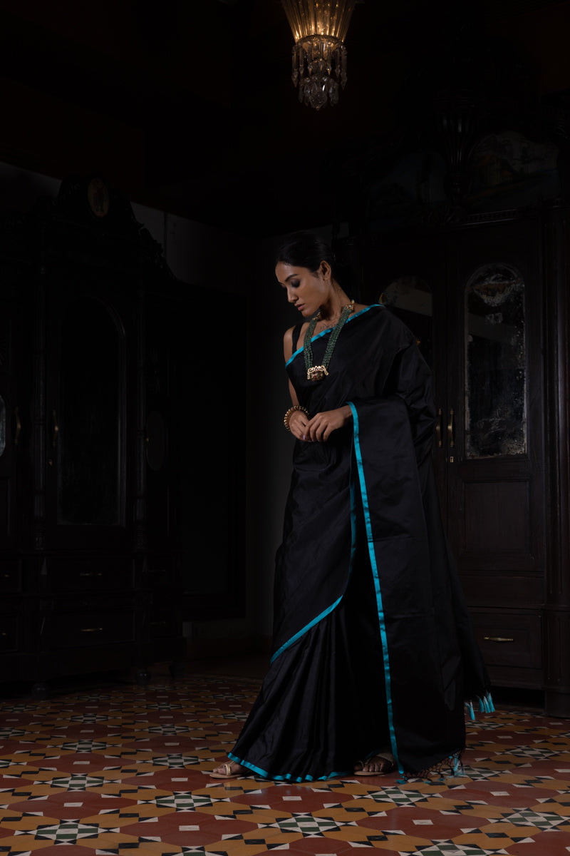 'Nakhreeli' Sanjh Satin Benarasi Handloon Sari