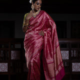 'Roop Raj' Rani Jaal Benarasi Handloom Sari