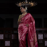 'Roop Raj' Rani Jaal Benarasi Handloom Sari