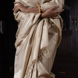 'Billori Anchal' Gulabi Geometric Benarasi Handloom Sari