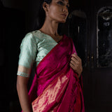 'Akriti' Rani Tanchoi Benarasi Handloom Sari